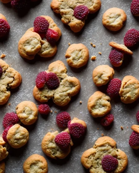 Recette cookies a la confiture de framboise