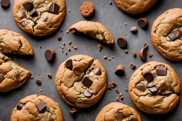 Recette cookies a la noix de coco et chocolat noir