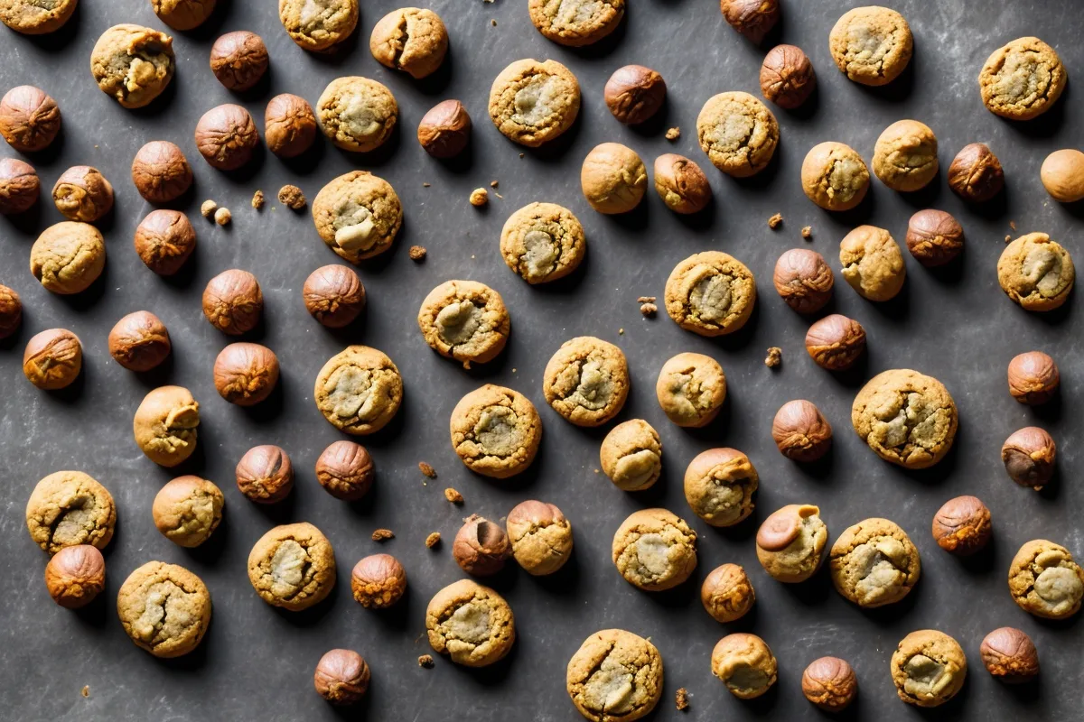 Recette cookies a la pate de dattes et noisettes