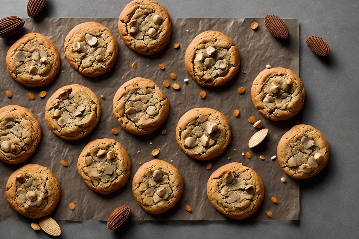 Recette cookies a la puree damandes et sirop dagave