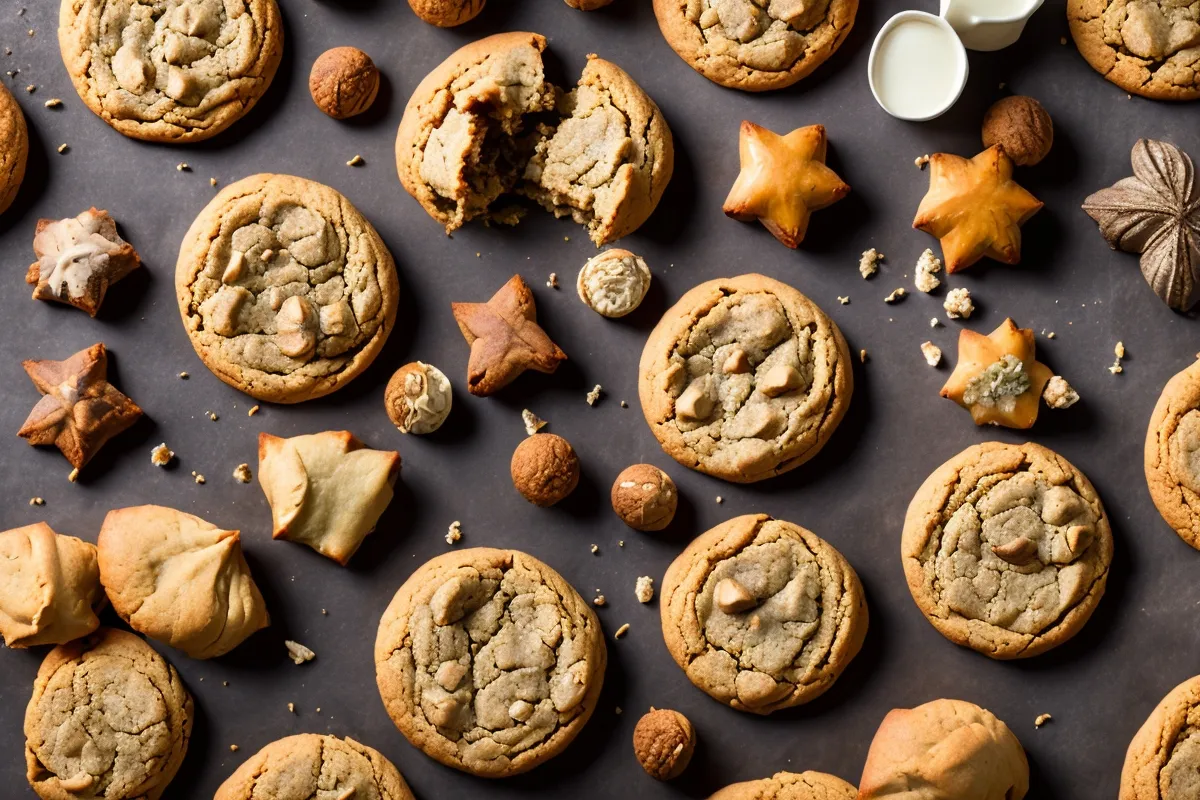Recette cookies au beurre sale et eclats de nougatine
