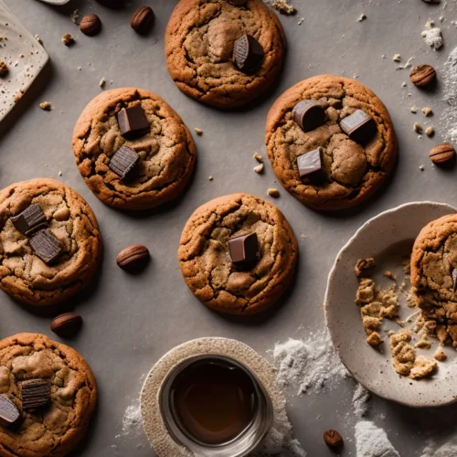 Recette cookies au cafe et chocolat