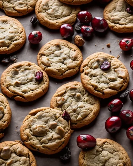 Recette cookies au chocolat blanc et cranberries