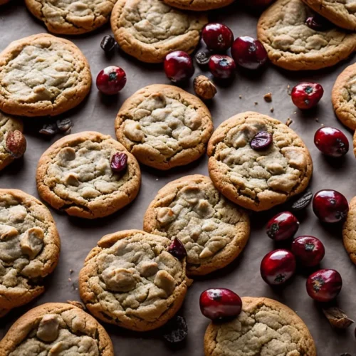 Recette cookies au chocolat blanc et cranberries