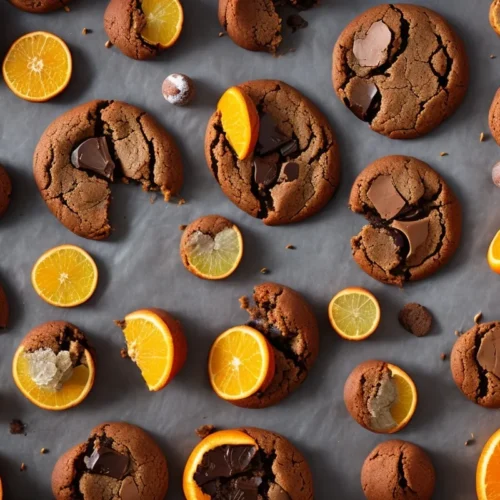 Recette cookies au chocolat et zestes dorange