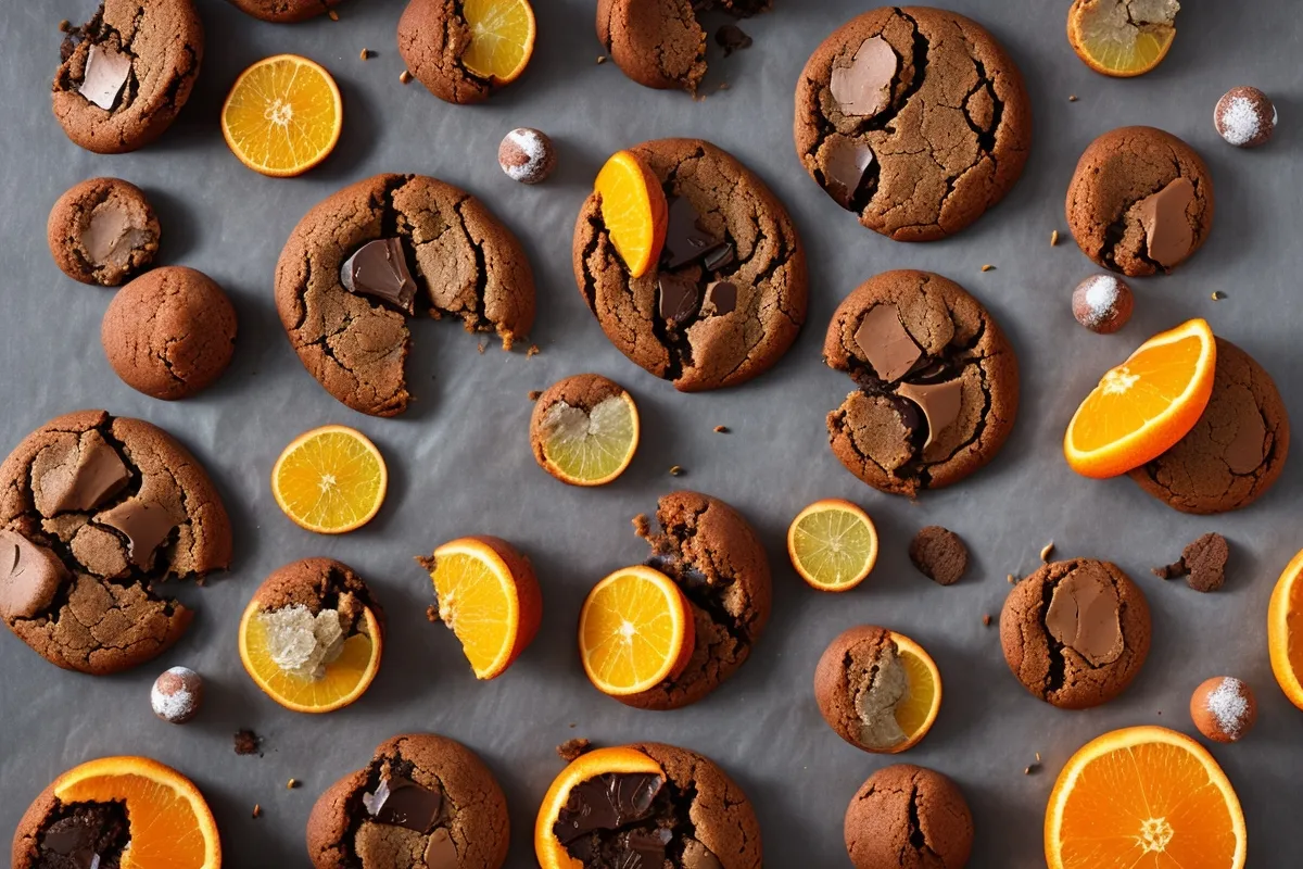 Recette cookies au chocolat et zestes dorange