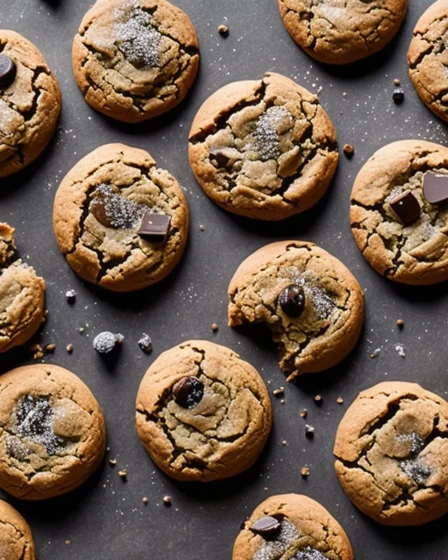 Recette cookies au chocolat noir et fleur de sel