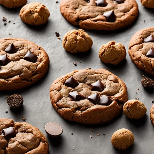 Recette cookies double chocolat